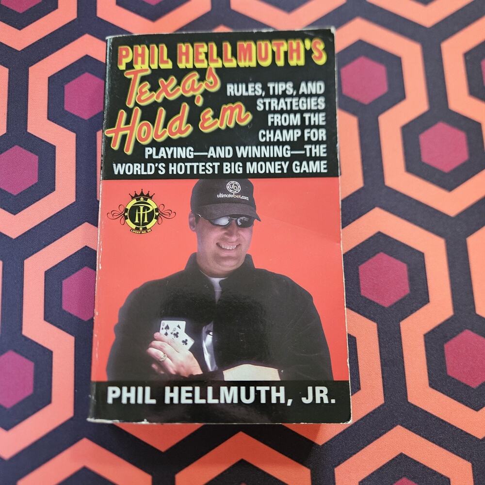 Phil Hellmuth's Texas Hold'em - Paperback Book Poker Gambling